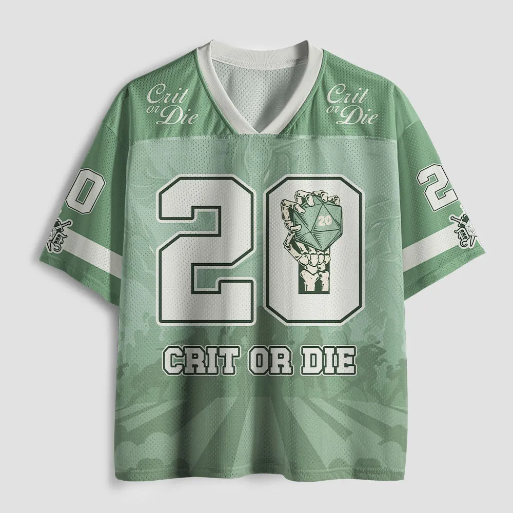 Crit or Die Geek Mesh Jersey