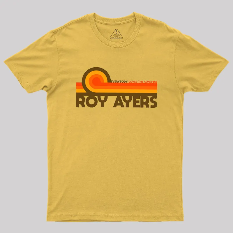 Roy Ayers Everybody Loves the Sunshine Geek T-Shirt - Image 5