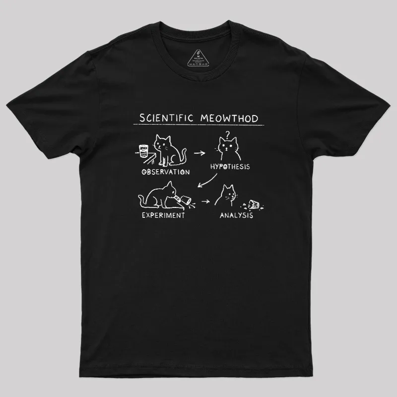 Scientific Meowthod Geek T-Shirt