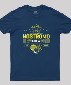 Alternative view of Nostromo Crew Geek T-Shirt