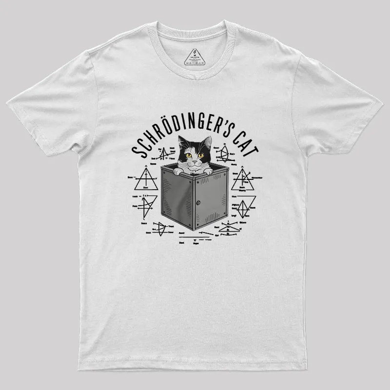 Schrodinger Cat Formulas Geek T-Shirt - Image 11