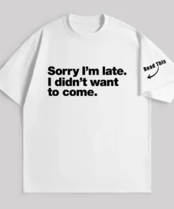 I Didn't Want to Come Unisex Oversized T-shirt