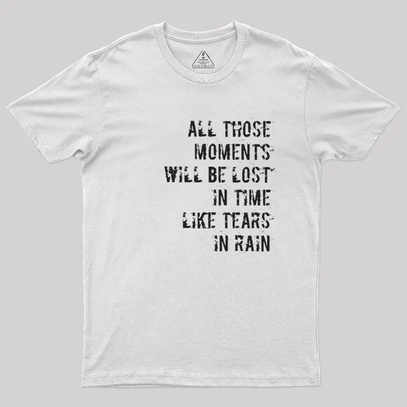 Tears in Rain Geek T-Shirt - Image 11