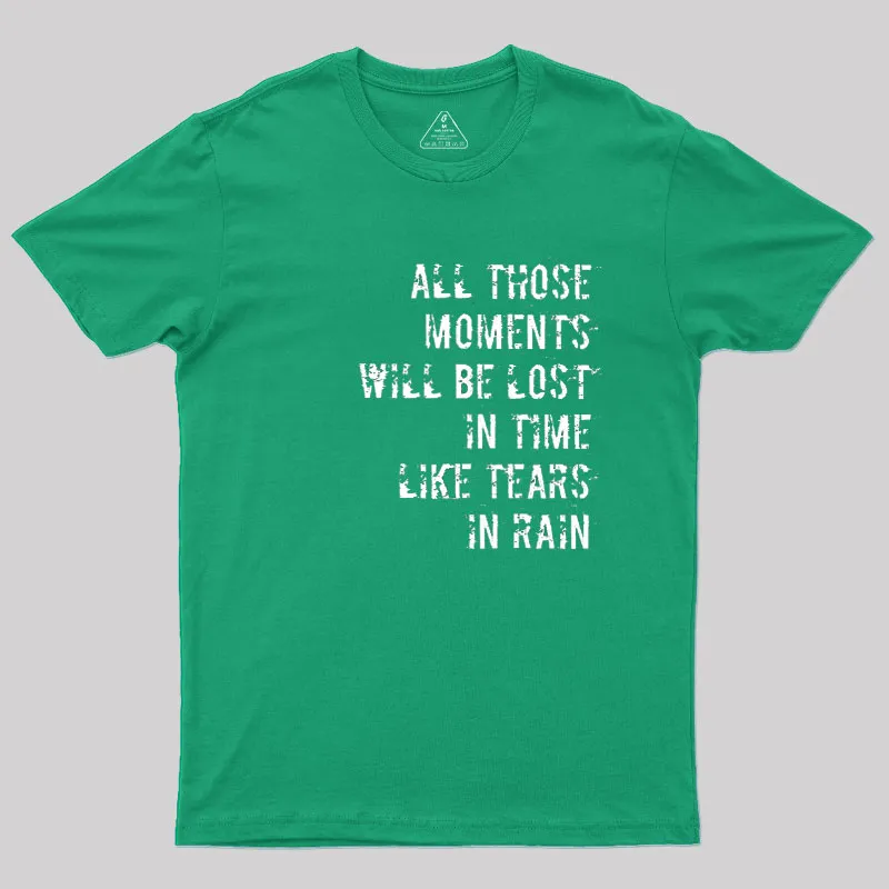 Tears in Rain Geek T-Shirt - Image 10