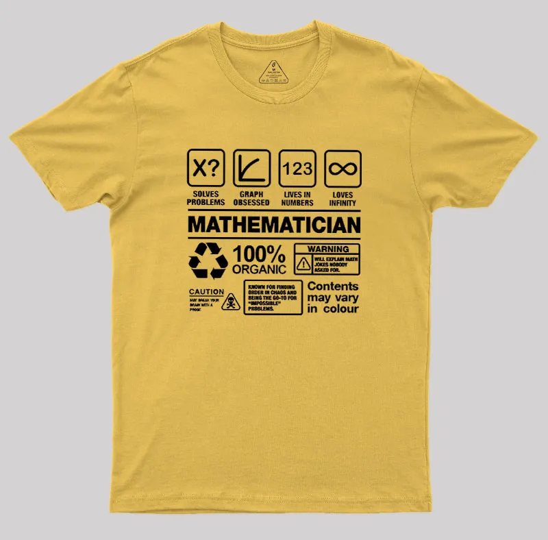 Mathematician Geek T-Shirt - Image 6