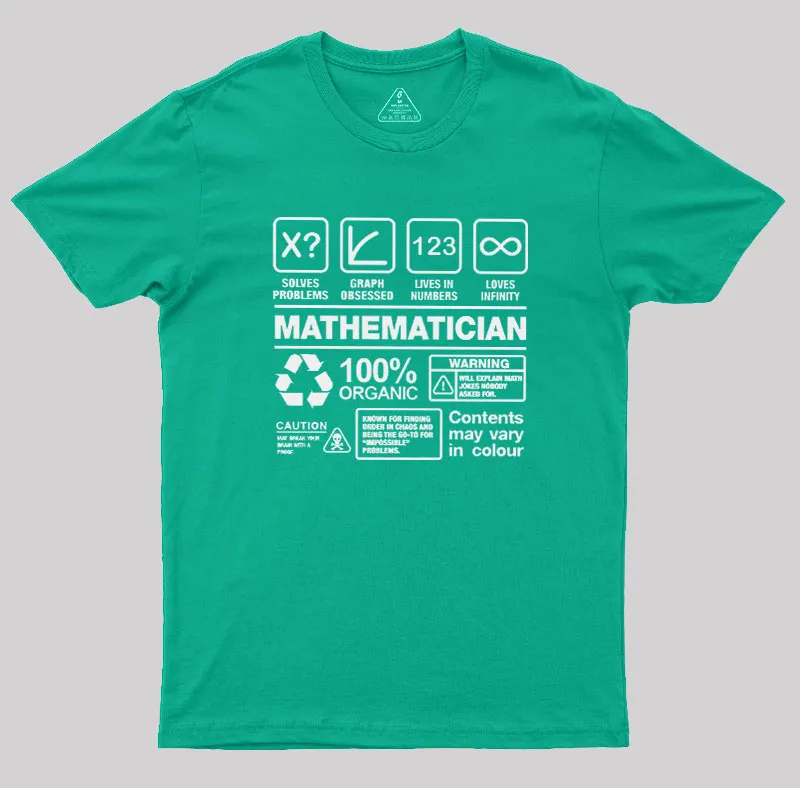 Mathematician Geek T-Shirt - Image 10
