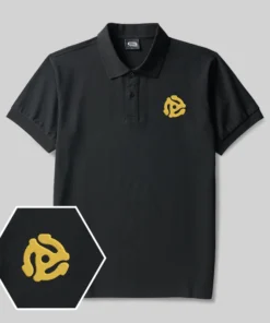 Alternative view of Vinyl Adapte Geek Embroidered Polo Shirts