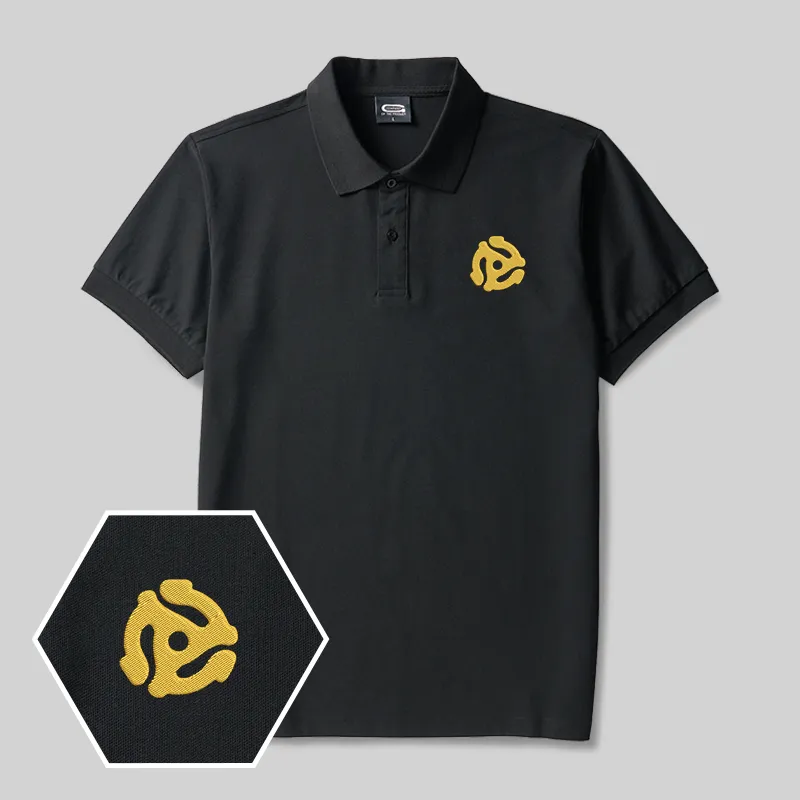 Vinyl Adapte Geek Embroidered Polo Shirts - Image 2