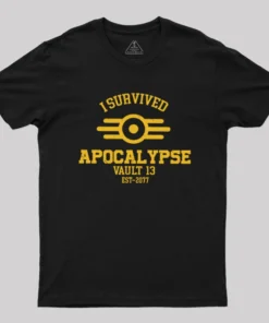 I Survived Apocalypse Geek T-Shirt