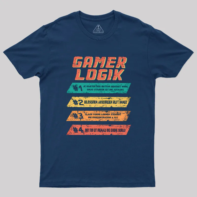 Gamer Logik Geek T-Shirt - Image 2