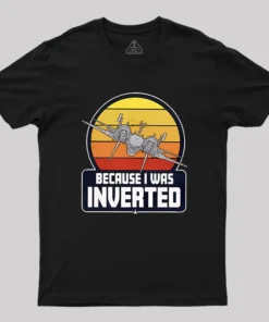 Alternative view of Because I Was Inverted Geek T-Shirt