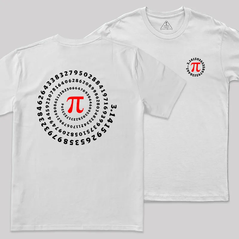Infinite Circle Front and Back Printed Geek T-Shirt - Image 11