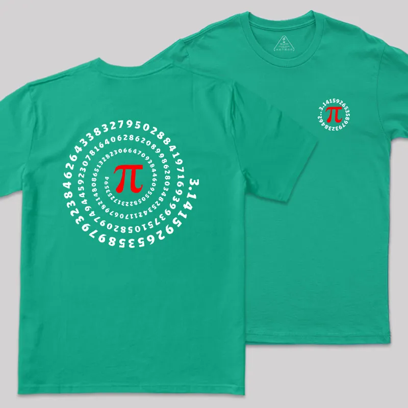 Infinite Circle Front and Back Printed Geek T-Shirt - Image 10