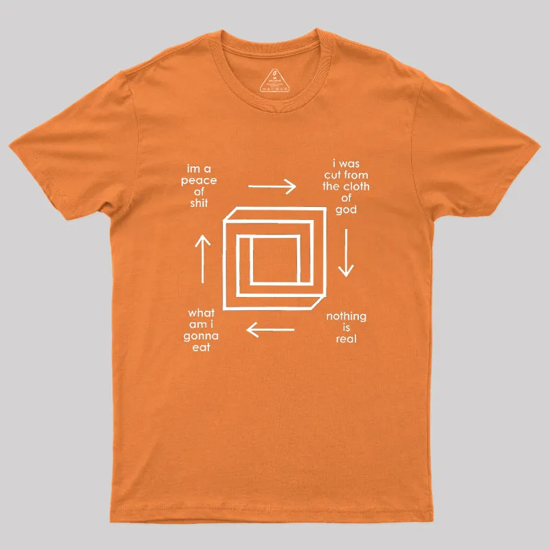 Surreal Existential Art Geek T-Shirt - Image 7