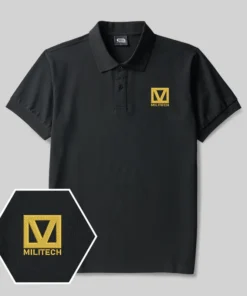 Militech Uniform Geek Embroidered Polo Shirts