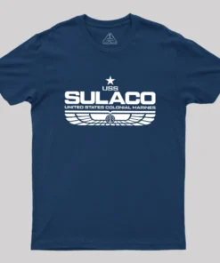 Alternative view of Sulaco USS Geek T-Shirt