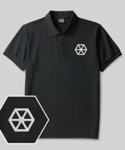 HexaCore Geek Embroidered Polo Shirts
