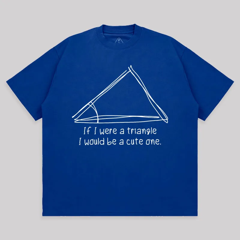 A Cute Triangle Unisex Oversized T-shirt - Image 6
