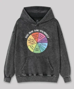 You May Ask Yourself Washed Hoodie