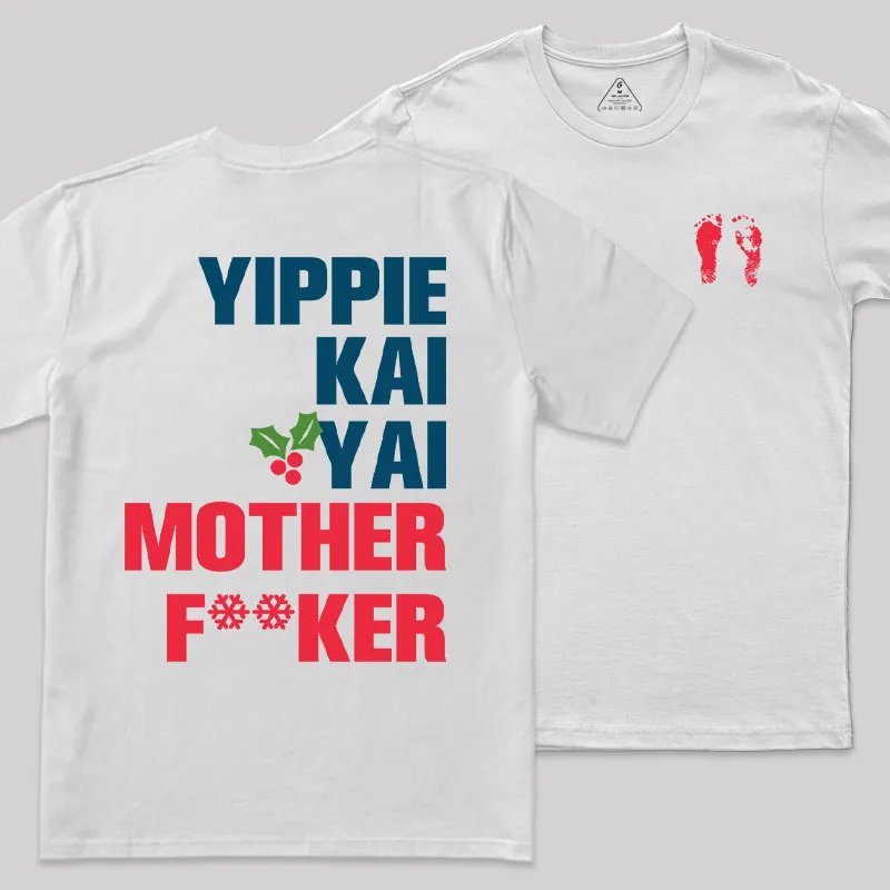Yippie Kai-Yay Front and Back Printed Geek T-Shirt - Image 10