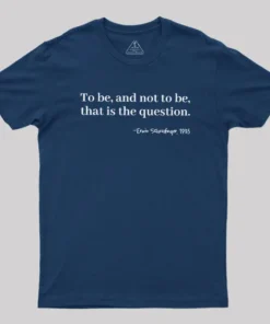 Alternative view of Schrödinger's Question Geek T-Shirt