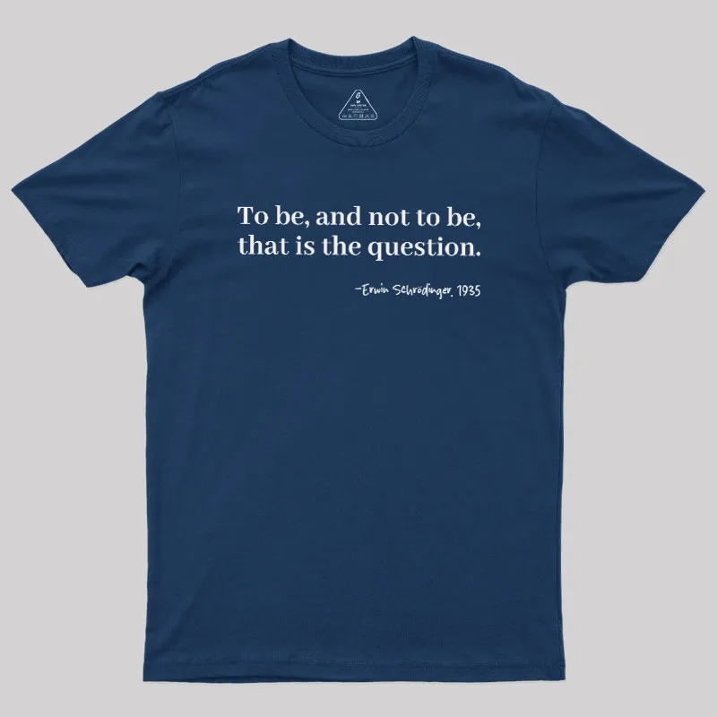 Schrödinger's Question Geek T-Shirt - Image 2