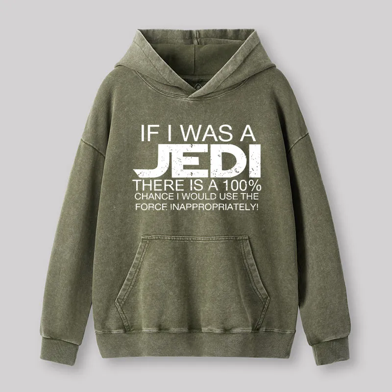 Use The Force Inappropriately Geek Washed Hoodie - Image 4