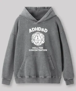 Alternative view of ADHScifi Geek Washed Hoodie