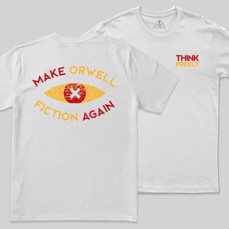 Think Freely Orwell Reimagined Geek T-Shirt - Image 9