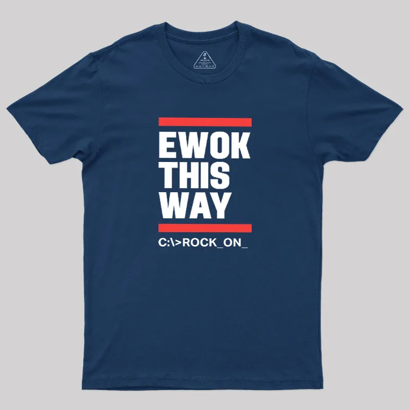 Ewok This Way Geek T-Shirt - Image 2