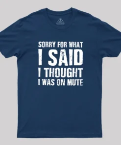 Alternative view of Mute Mishap Geek T-Shirt