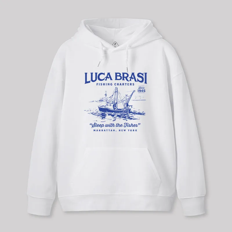 Luca Brasi Fishing Charters Hoodie - Image 2