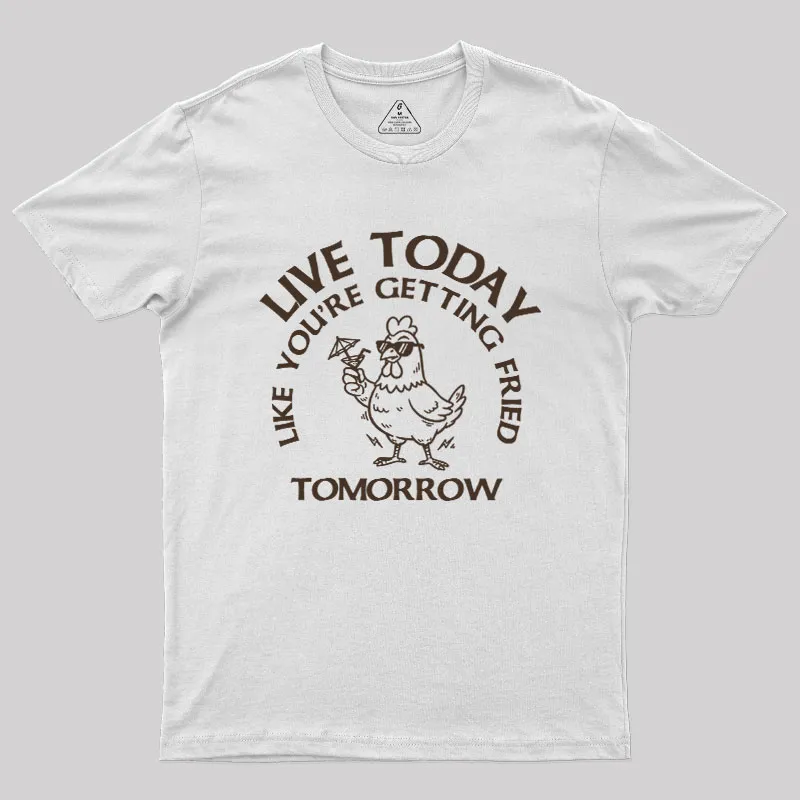 Fried Chicken Philosophy Geek T-Shirt - Image 9