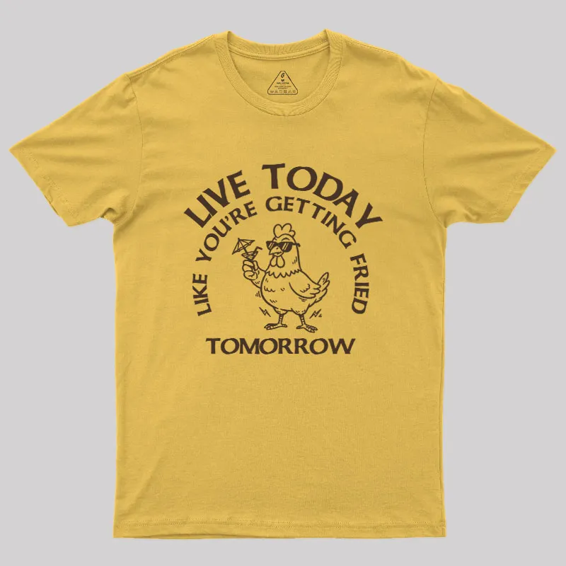 Fried Chicken Philosophy Geek T-Shirt - Image 6