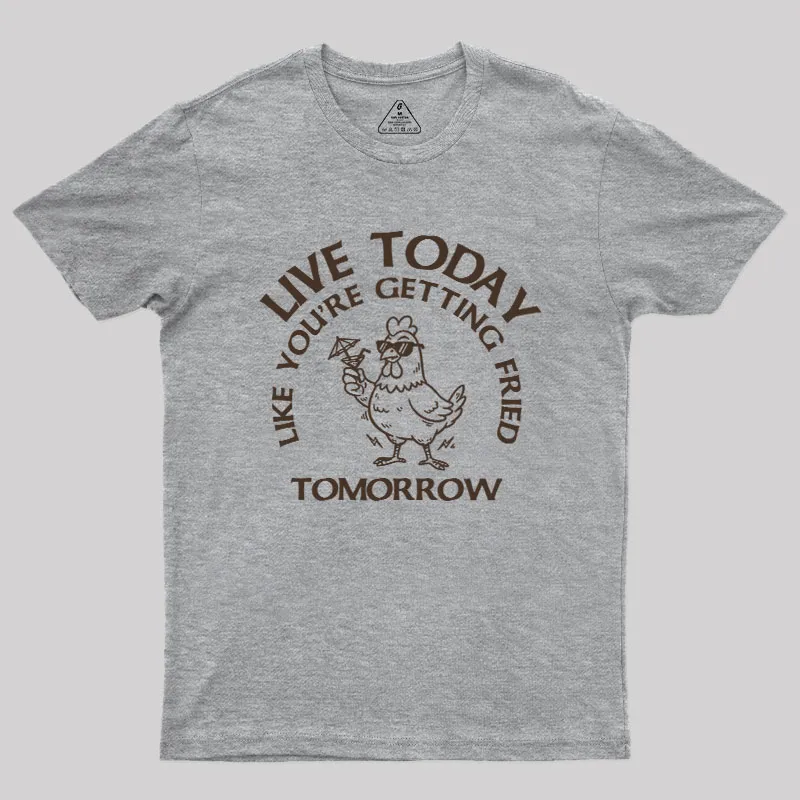 Fried Chicken Philosophy Geek T-Shirt