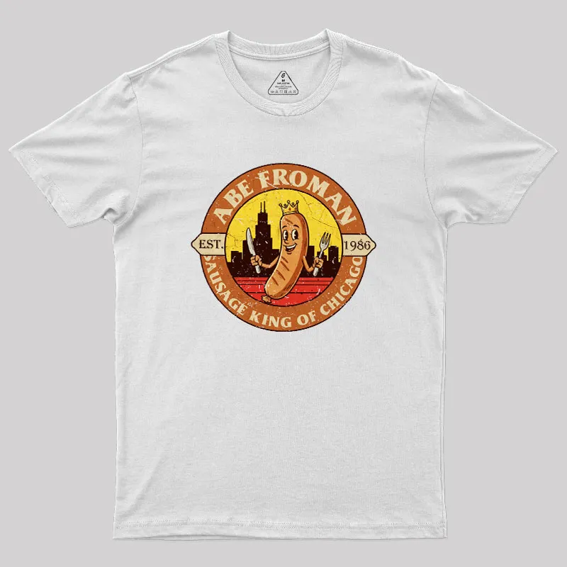 Sausage King of Chicago Geek T-Shirt - Image 11