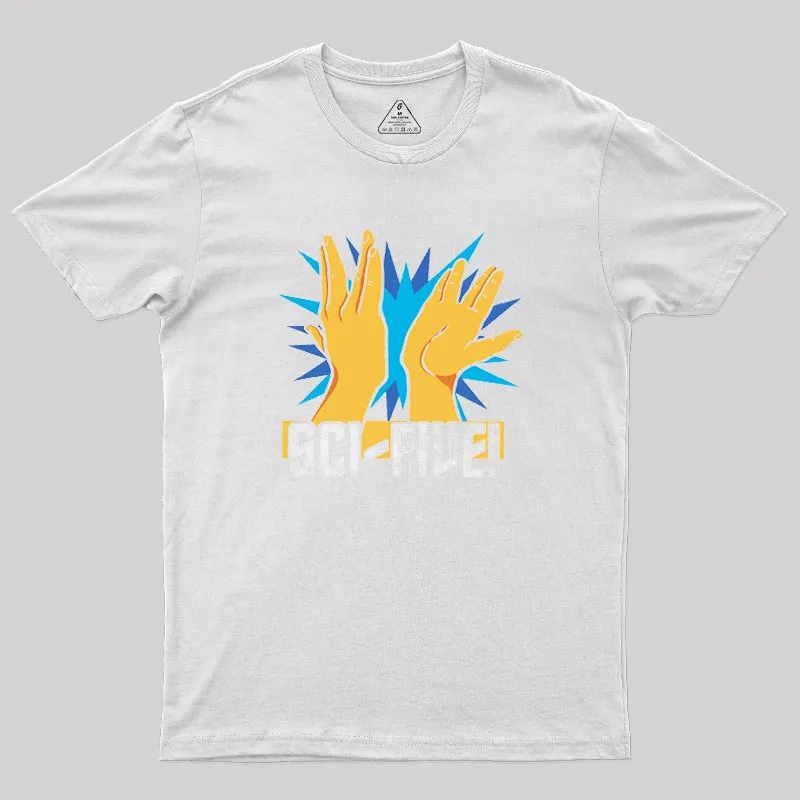 Sci-Five! Geek T-Shirt - Image 11