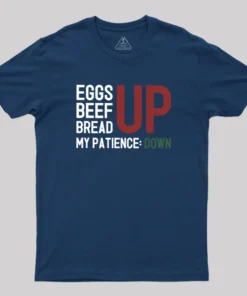 Alternative view of Inflation Frustration Geek T-Shirt