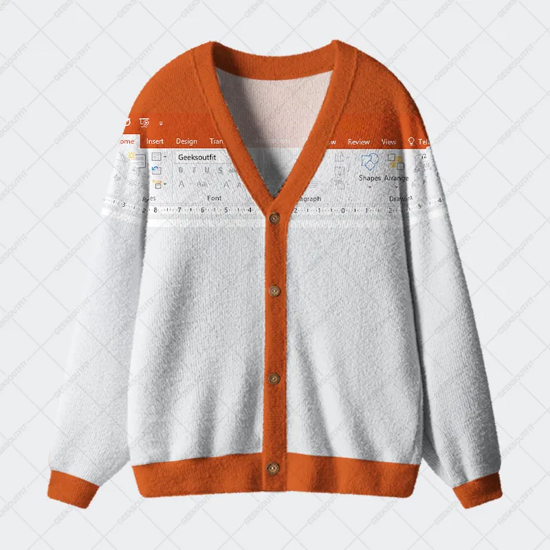 PPT Funny Geek Ugly Cardigan Sweaters