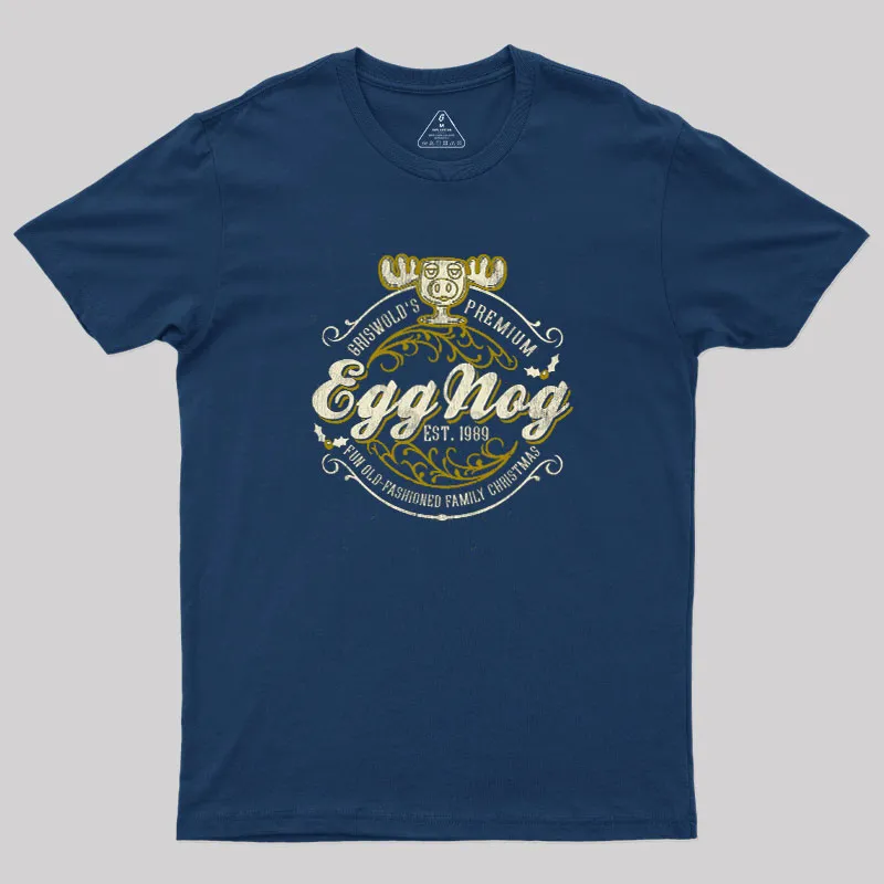Eggnog Christmas Vacation Geek T-Shirt - Image 2