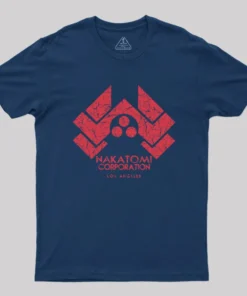 Alternative view of Nakatomi Corporation Geek T-Shirt