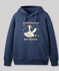 Alternative view of OVERSTIMULATED Geek Hoodie
