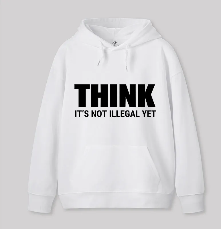 Think Before It's Illegal Geek Hoodie - Image 5