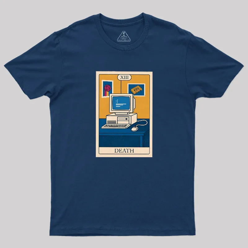 Death Card Geek T-Shirt - Image 2