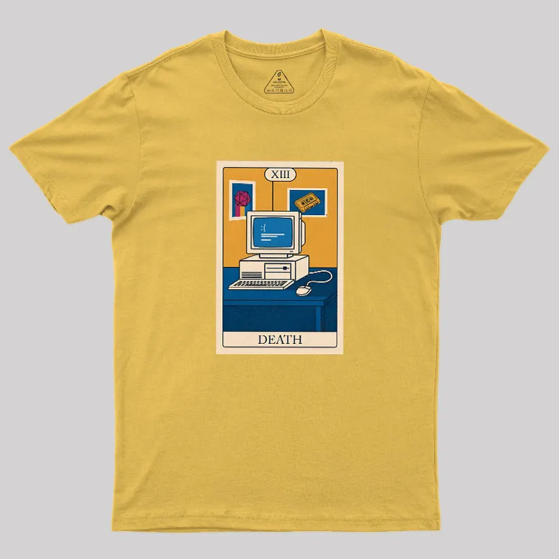 Death Card Geek T-Shirt - Image 8