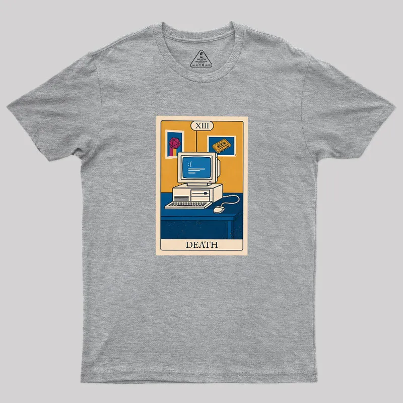 Death Card Geek T-Shirt - Image 4