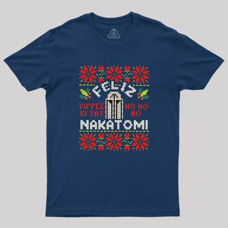 Feliz Nakatomi Sweater Geek T-Shirt - Image 2