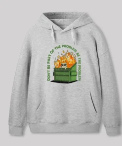 Alternative view of Be The Problem Geek Hoodie
