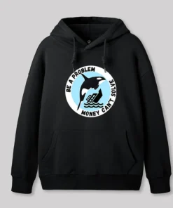 Alternative view of Be A Problem Geek Hoodie