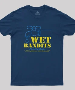 Alternative view of Wet Bandits Plumbing Geek T-Shirt